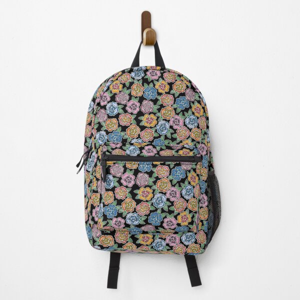 Item preview, Cottage Roses on Black designed and sold by Claire Bowley.