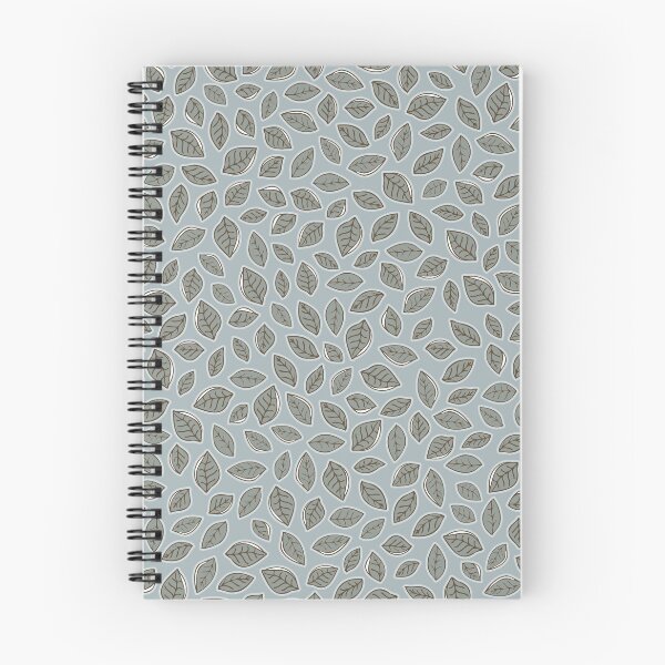 Item preview, retro leaves - light blue designed and sold by Claire Bowley.