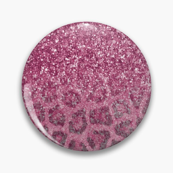 Item preview, pink glitter on the leopard skin designed and sold by BeCoolArt.