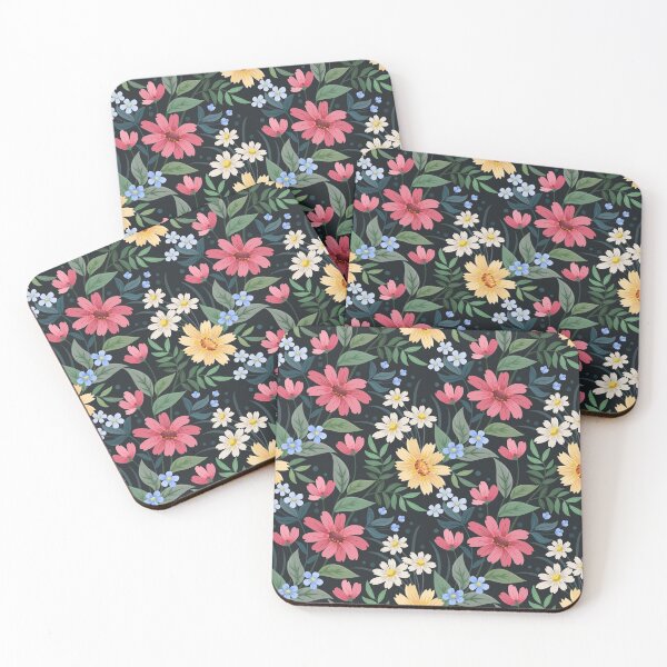 Item preview, handdrawn flower pattern  designed and sold by Arne Smet.
