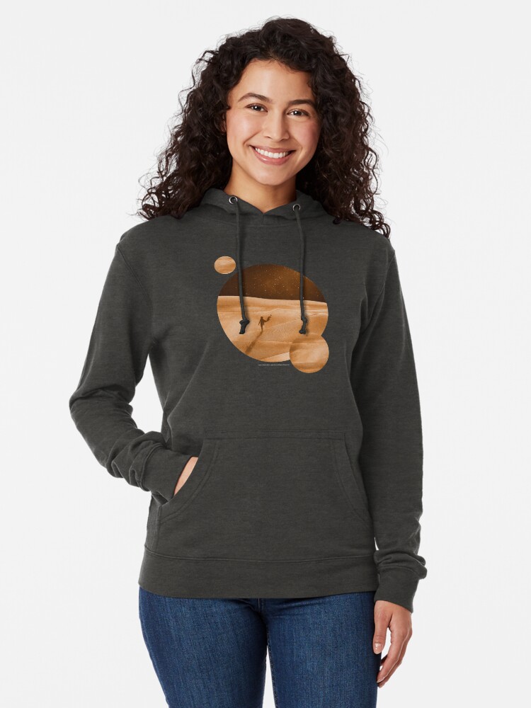 Thumbnail 1 of 5, Lightweight Hoodie, Dune, Arrakis designed and sold by DreamArtowrks.