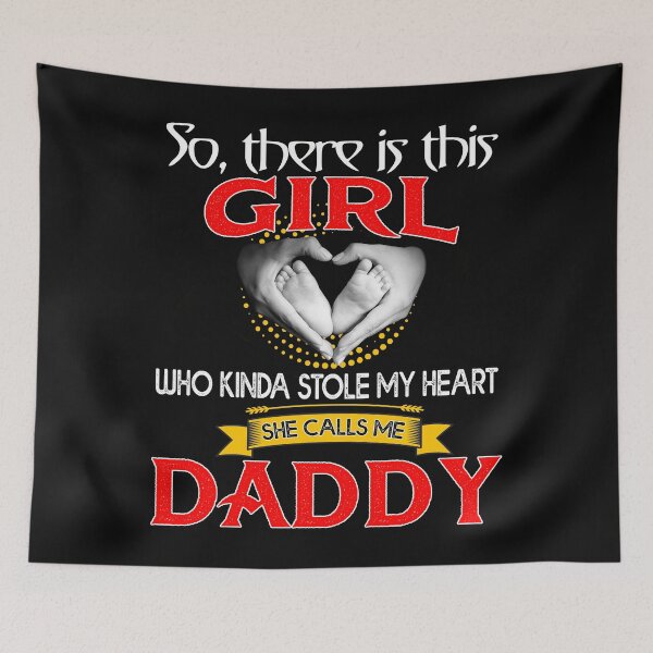 Item preview, So There Is This Girl Who Kinda Stole My Heart She Calls Me Daddy T-Shirt designed and sold by LanPhan.