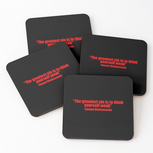 Item preview, The greatest sin is to think yourself weak - by Swami Vivekananda -  Motivational and inspirational Quote designed and sold by The-Meraki-Man.