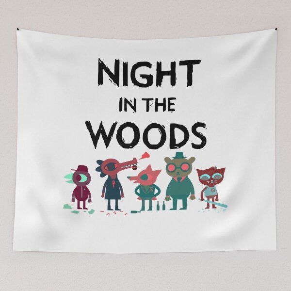 Item preview, Night in woods black text designed and sold by TaylorFrank.