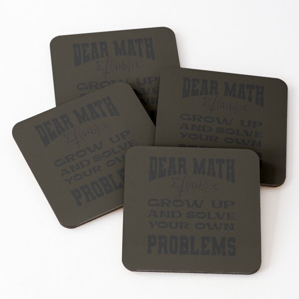 Item preview, Dear Math Grow Up And Solve Your Own Problems designed and sold by Hema Thilakaratne.