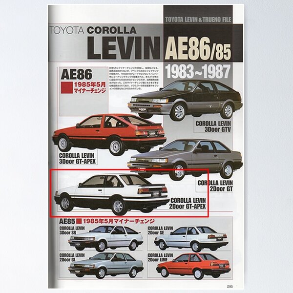 Item preview, Toyota corolla levin designed and sold by ticom63.