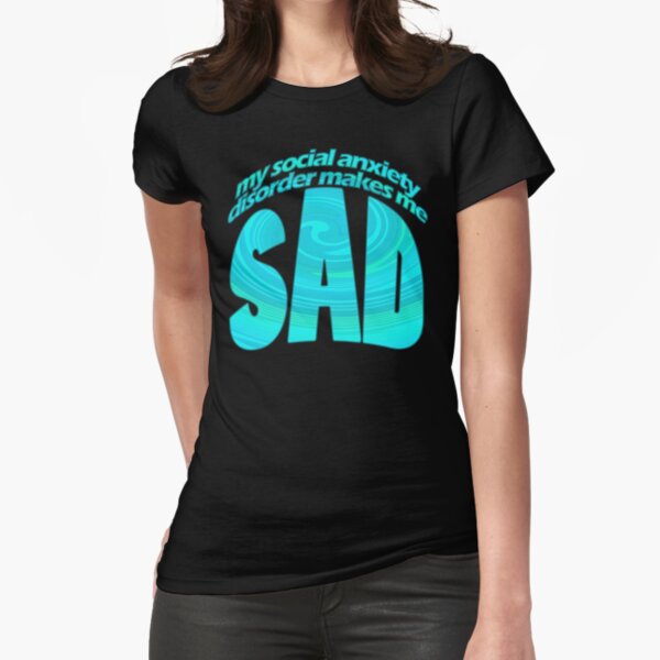 Please don't talk to me Fitted T-Shirt