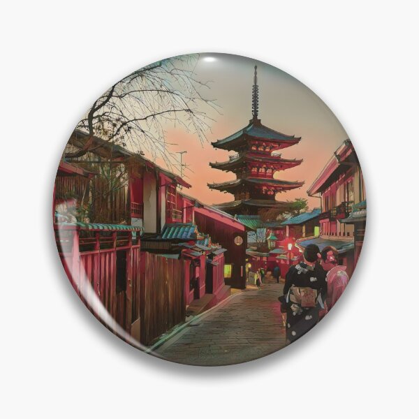 Item preview, Kyoto classic view early evening designed and sold by imagine-ai.