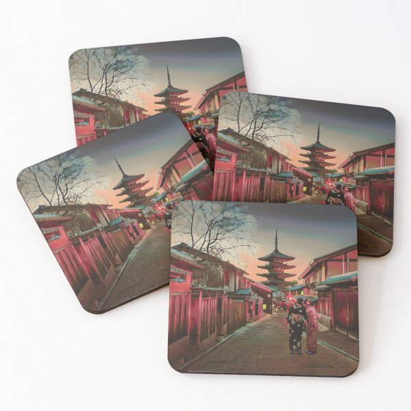 Item preview, Kyoto classic view early evening designed and sold by imagine-ai.
