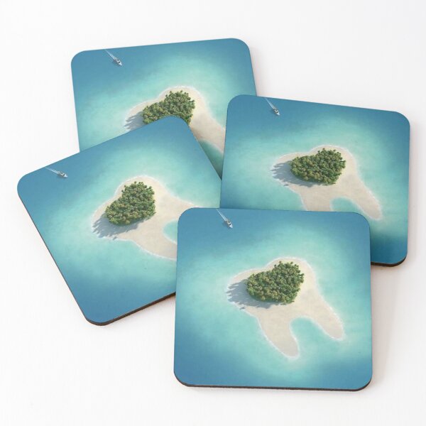 Item preview, Tooth tropical island designed and sold by guaka-molly.