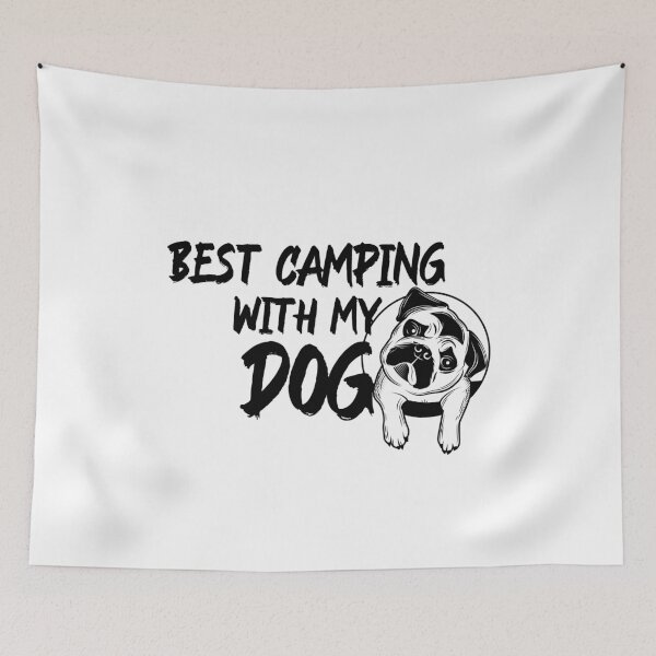 Item preview, Best Camping With My Dog designed and sold by Danielle Shafiki.