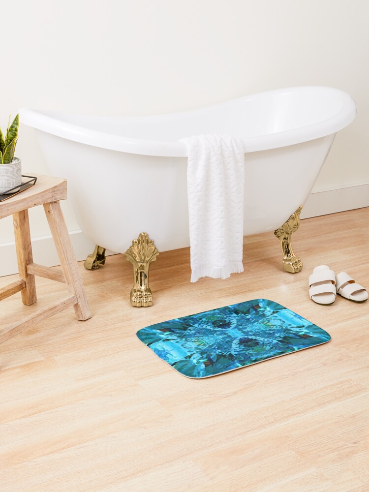 Thumbnail 2 of 6, Bath Mat, Flippers designed and sold by Rosh.