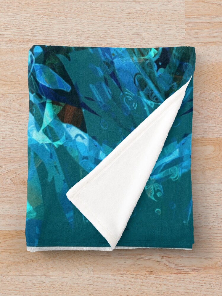 Thumbnail 3 of 6, Throw Blanket, Flippers designed and sold by Rosh.