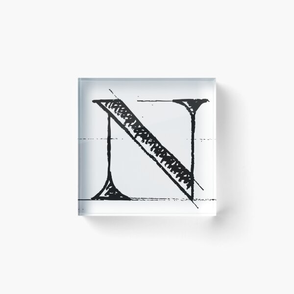 Item preview, The Letter N designed and sold by friedricksonmic.