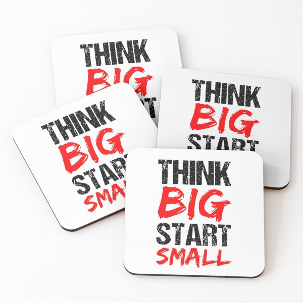 Item preview, Think Big Start Small designed and sold by Tchevu.