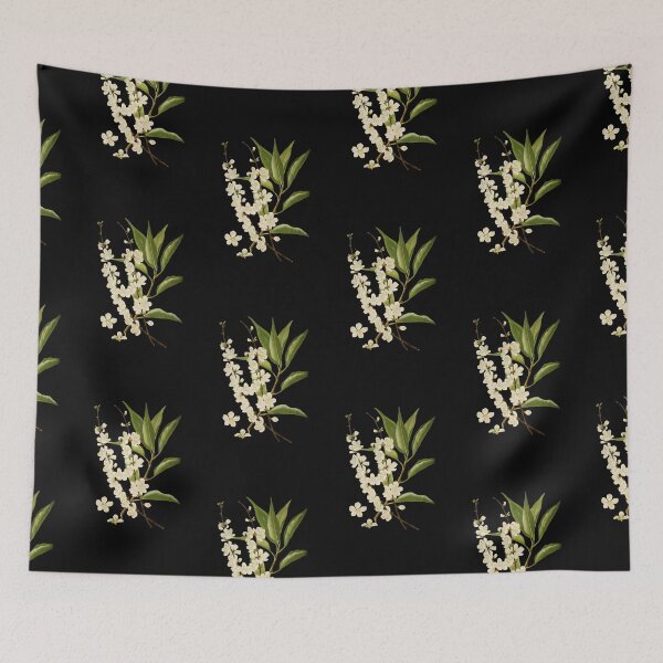 Item preview, White aesthetic floral design designed and sold by Ila Mandlik.