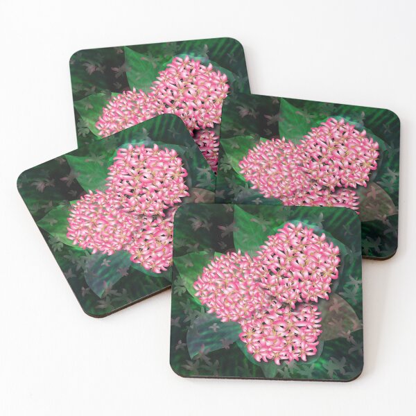 Item preview, Pink Ixora Flowers designed and sold by S Cube Design.