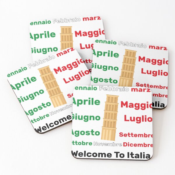 Item preview,  The Months Of The Year In Italian - Welcome To Italia designed and sold by medbdj.