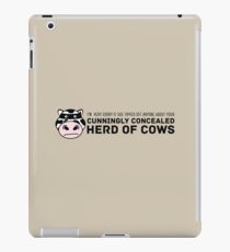 Cunningly Concealed Herd of Cows iPad Case/Skin