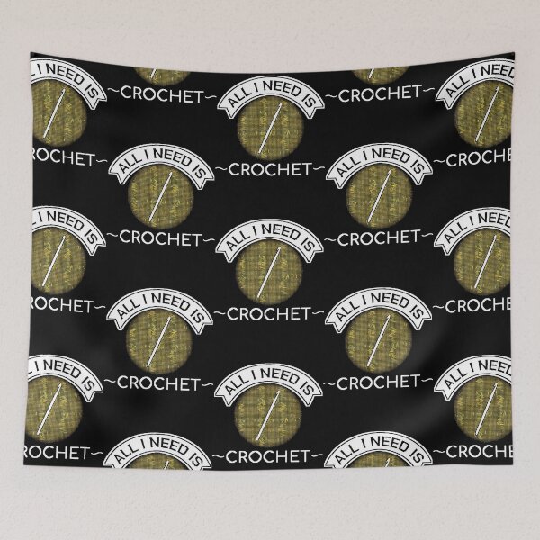 Item preview, All I Need Is Crochet Crocheting Yarn Needle    designed and sold by Randelsf.