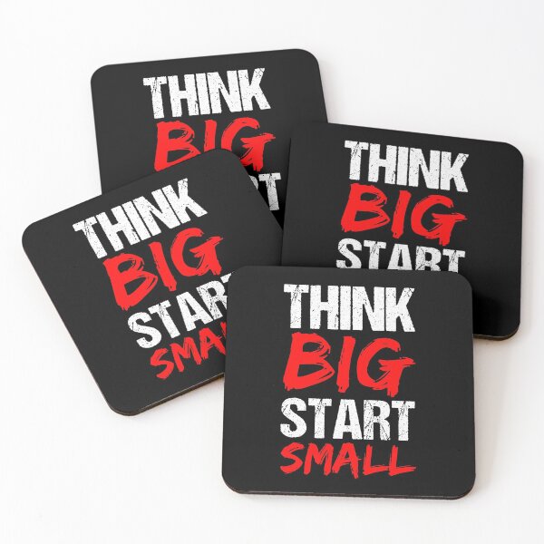 Item preview, Think Big Start Small designed and sold by Tchevu.