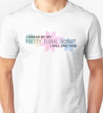 Pretty Floral Bonnet Unisex T-Shirt