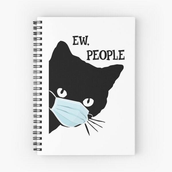 Item preview, Ew People - Black Cat Mask designed and sold by JaniceRuthArts.