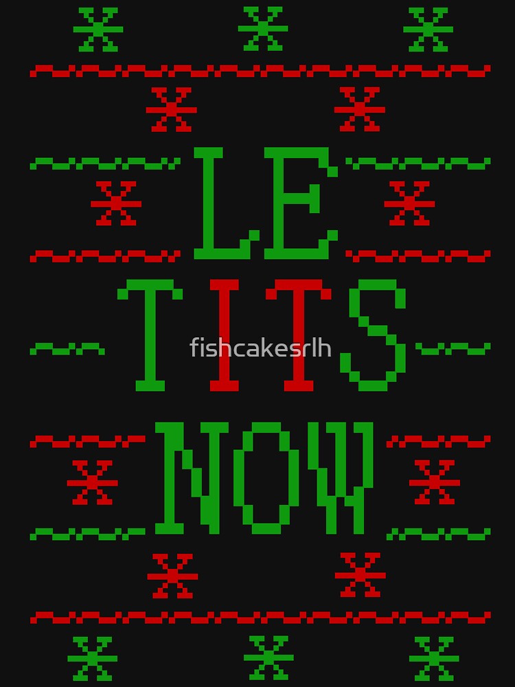 Thumbnail 5 von 5, Leichter Pullover, Le Tits Now Weihnachtspullover designt und verkauft von fishcakesrlh.