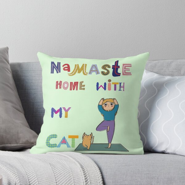 Item preview,  Namaste  At Home With My Cat designed and sold by Perceptible.