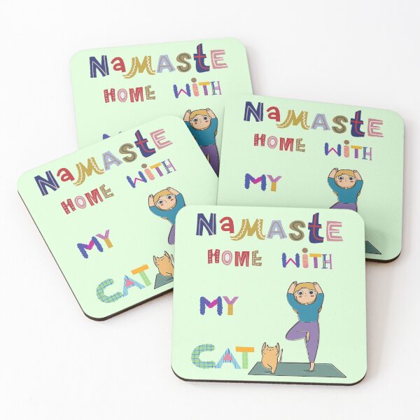 Item preview,  Namaste  At Home With My Cat designed and sold by Perceptible.