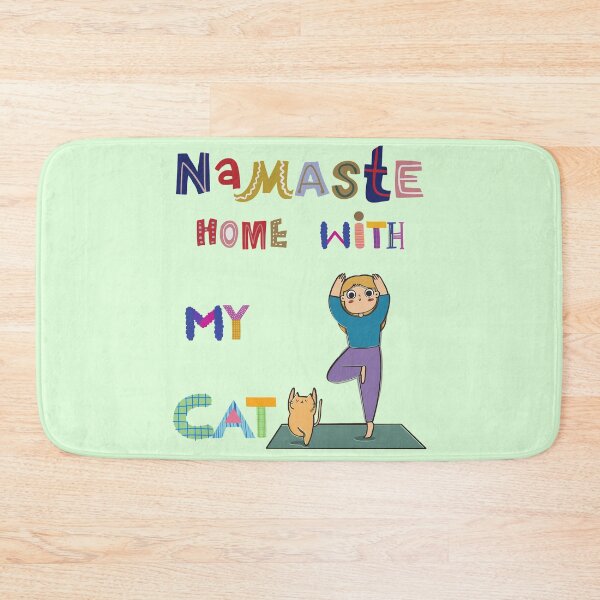 Item preview,  Namaste  At Home With My Cat designed and sold by Perceptible.