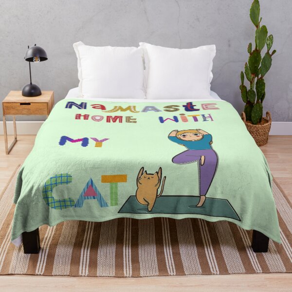 Item preview, Namaste At Home With My Cat designed and sold by Perceptible.