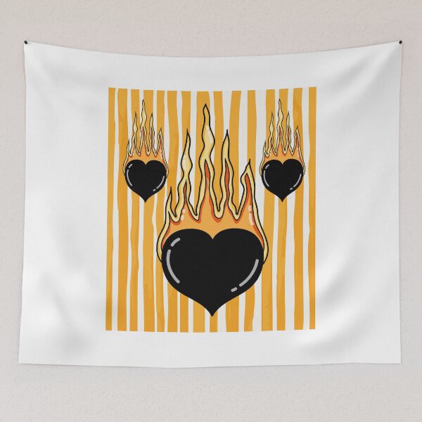 Item preview, Flames Burning Heart On Fire designed and sold by flofin.