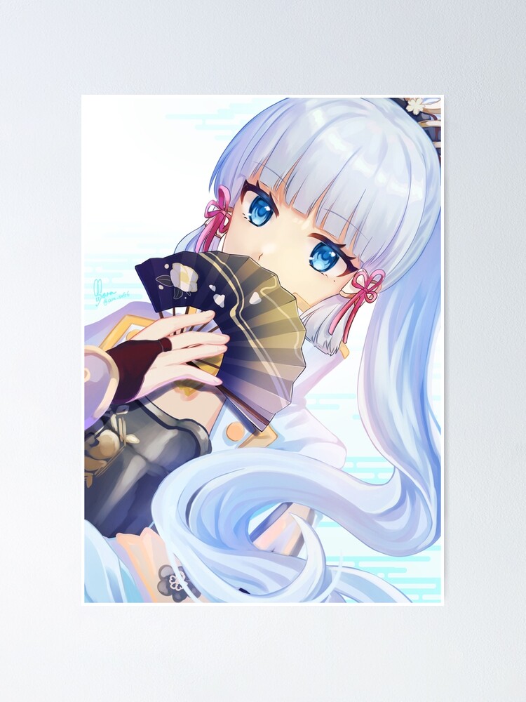 "Kamisato Ayaka Genshin Impact" Poster By Hanjipyeong94 | Redbubble