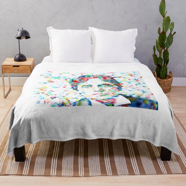 Item preview, OSCAR WILDE smoking cigar - watercolor portrait designed and sold by lautir.