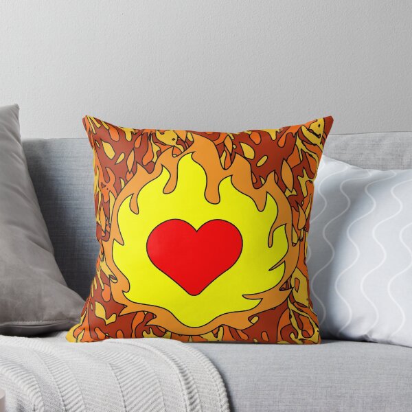 Item preview, Flames Burning Heart On Fire designed and sold by flofin.