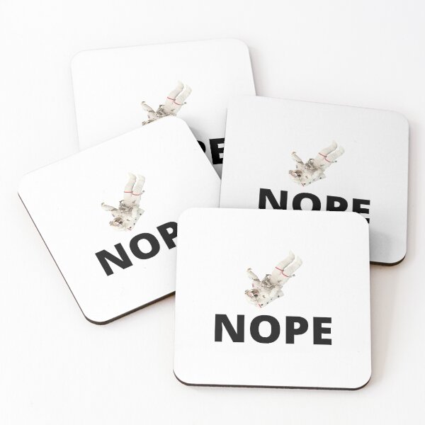 Item preview, NOPE, funny text designed and sold by Alan Bragalini.
