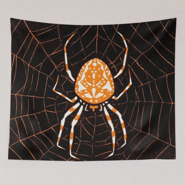 Item preview, Spider in a web illustration designed and sold by GothicaDream.