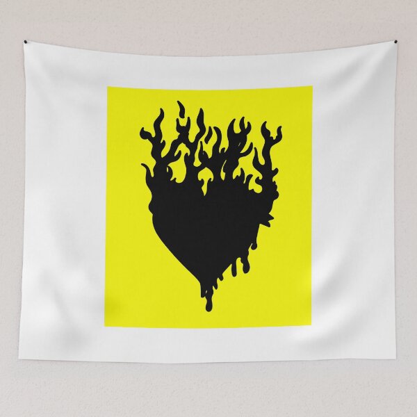 Item preview, Flames Burning Heart On Fire designed and sold by flofin.