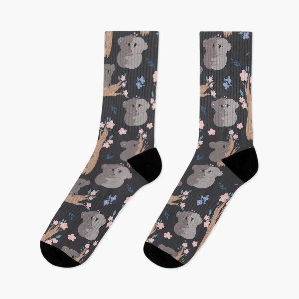 Item preview, pattern with cute koalas designed and sold by burbura.