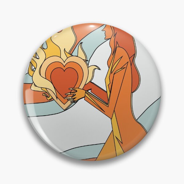 Item preview, Flames Burning Heart On Fire designed and sold by flofin.