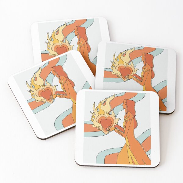 Item preview, Flames Burning Heart On Fire designed and sold by flofin.