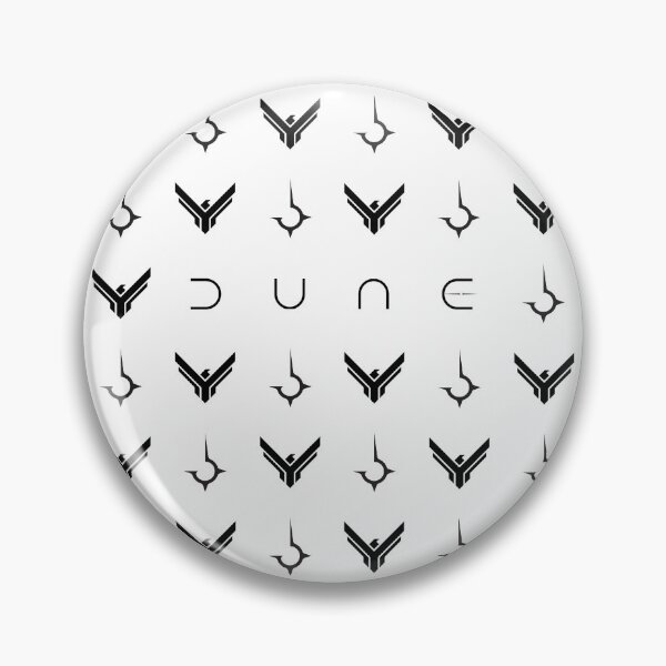 Item preview, Dune - Atreides and Harkonnen Symbol Pattern (Black-White) - designed and sold by Printerially.