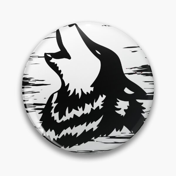 Item preview, Retro Wolfsilhouettes Wolves Nature designed and sold by flofin.