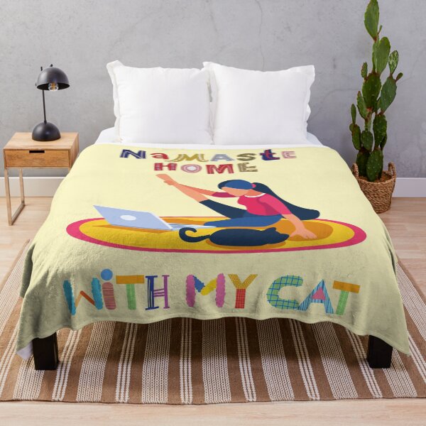 Item preview, Namaste At Home With My Cat designed and sold by Perceptible.