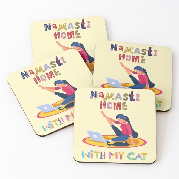 Item preview, Namaste  At Home With My Cat designed and sold by Perceptible.