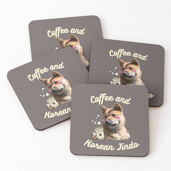 Item preview, Coffee and Korean Jindo designed and sold by Mayziel.
