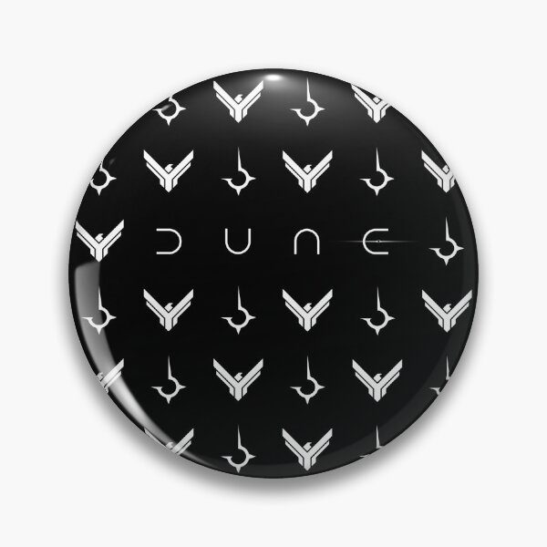 Item preview, Dune - Atreides and Harkonnen Symbol Pattern (White-Black) - designed and sold by Printerially.
