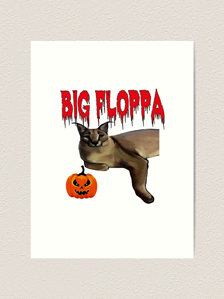 Big Floppa tax fraud Funny memes | Art Board Print