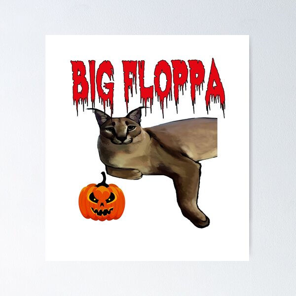 Big Floppa Wanted Poster Sticker Funny Caracal Cat Meme -  Portugal